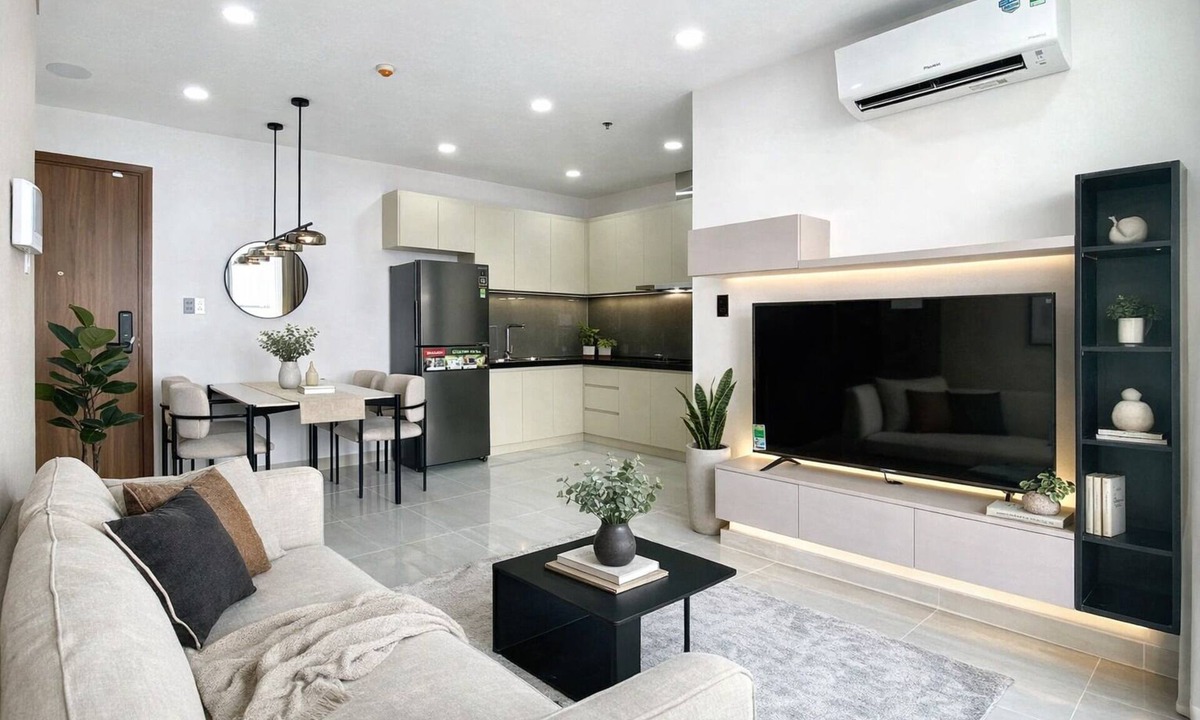 Thu Dau Mot Apartment | 1BR Apartment near VSIP – Pool & Gym