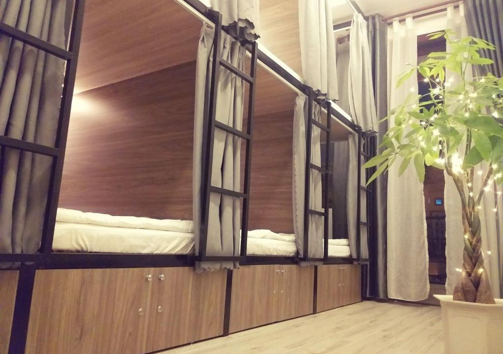 Ninh Kieu Hostel | Adora Dorm bed in the center with balcony and rooftop since 2026