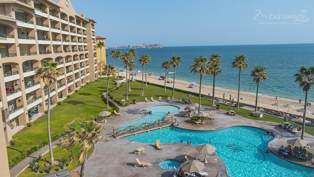 Puerto Penasco Condo | Beachfront Upper Floor Luxury Condo - Sonoran Spa W509 2 BR 2 BA Next to the Pool, High Speed Wi-Fi
