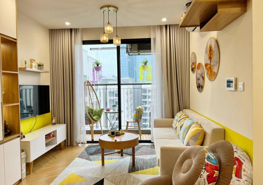 Gia Lam Apartment | Căn 1PN + 1 Tầng Cao View thoáng tại Vinhomes Ocean Park