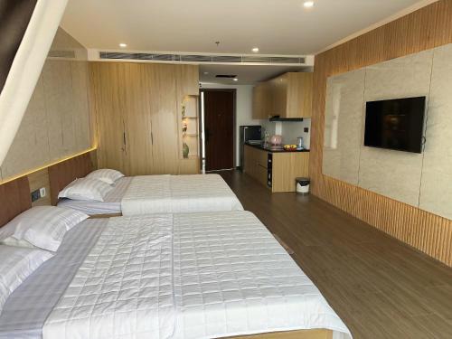 Cua Lo Apartment | Căn hộ nghỉ dưỡng KS L'azur Cửa Lò, Tầng cao - view biển - bể bơi vô cực