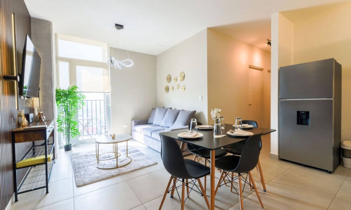 Monterrey Centro Apartment | ¡Cerca de Fundidora! 6 personas, GYM & Wifi 2BR1br