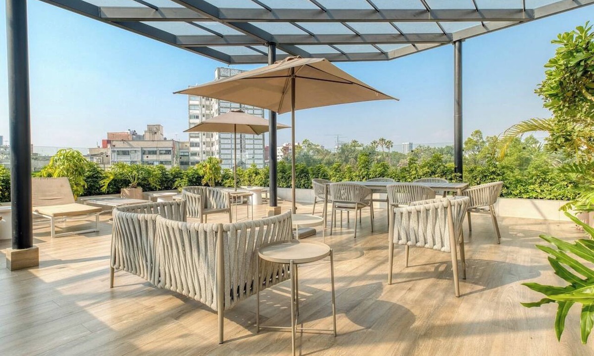 Hipodromo Apartment | Chic 2BR in Condesa Rooftop Pool Fast WiFi
