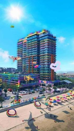 Hoang Hoa Apartment | Flamingo Ibiza Hải Tiến, IB 802- Căn 2 phòng ngủ view trực diện biển tiêu chuẩn 4NL 2TE
