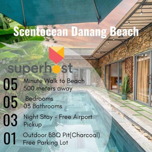 Tho Quang Beach Villa | FreePickUp Pool 5 BRs Villa,5 Mins Walk to Beach