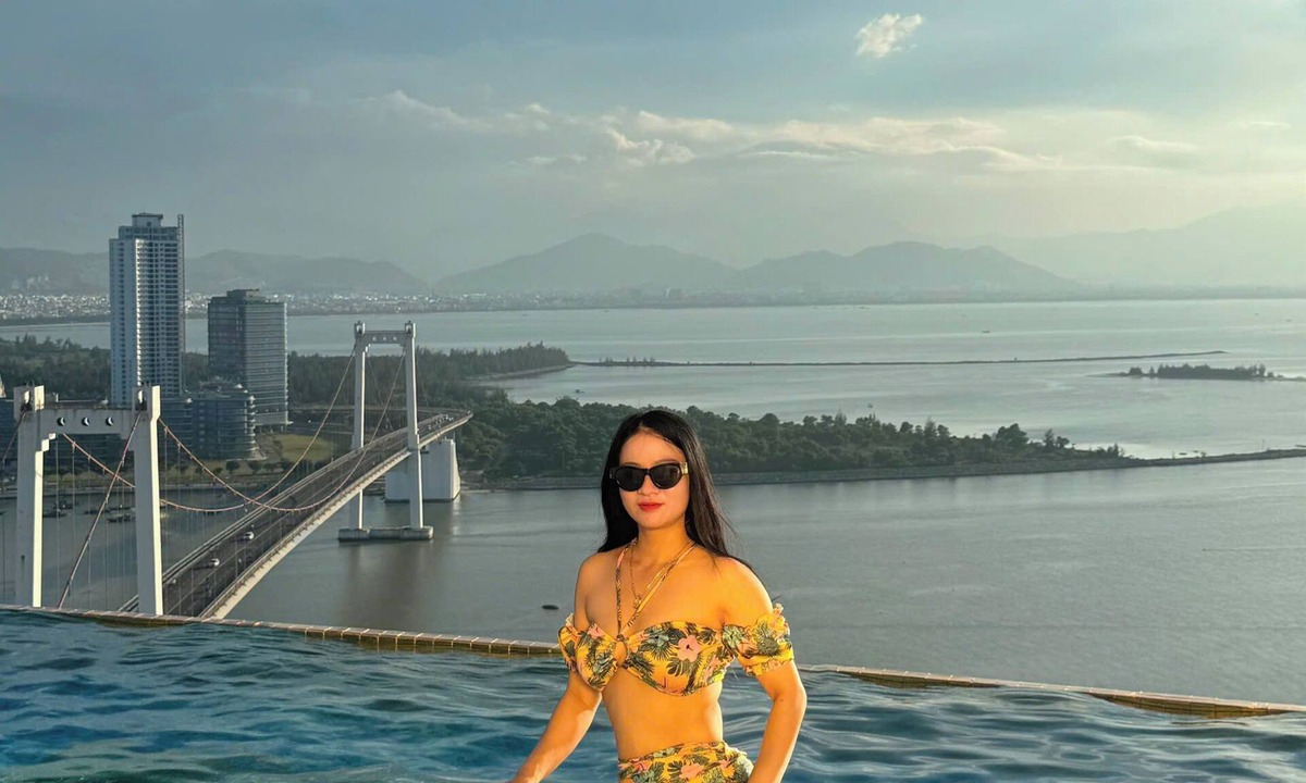 Son Tra Apartment | Golden room Danang Studio 5stars 1 Bed - Lake City View Incredible Swimming Pool