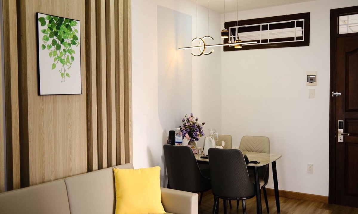 Nha Trang Apartment | Lovely 2-bedroom dusk corner apartment with AC in vibrant Nha Trang
