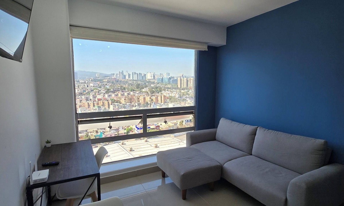 Santa Fe Apartment | Modern apartment near Santa Fe + gym + incredible view to Sta. Fe 20th Floor