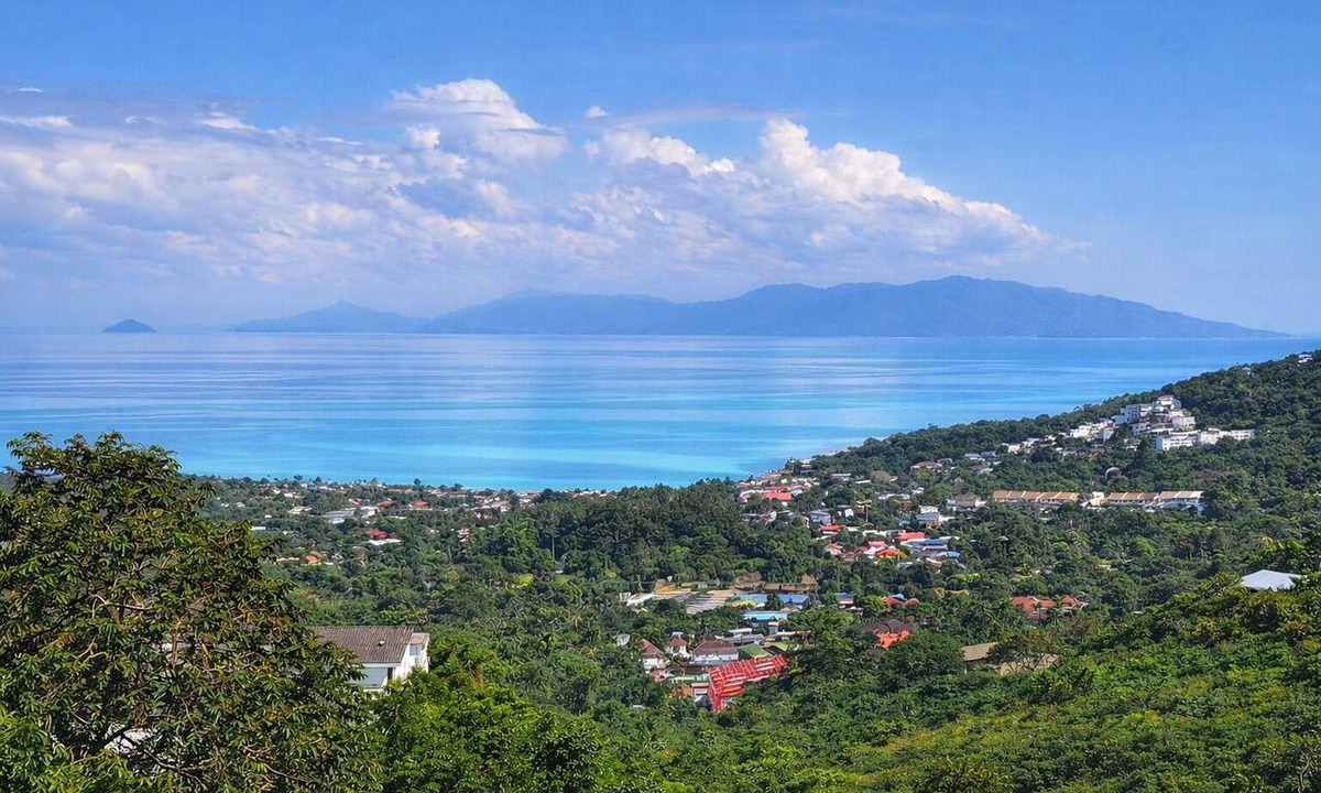 Bophut Hills Villa | New single storey villa with sea view, all comforts, close to research area.