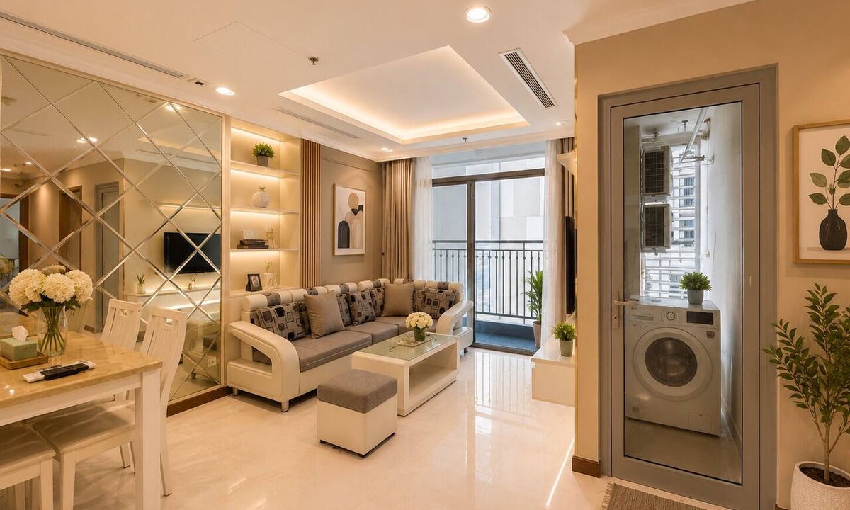 Hang Xanh Condo | Pleasant 2-bedroom condo with AC in Thành phố Hồ Chí Minh