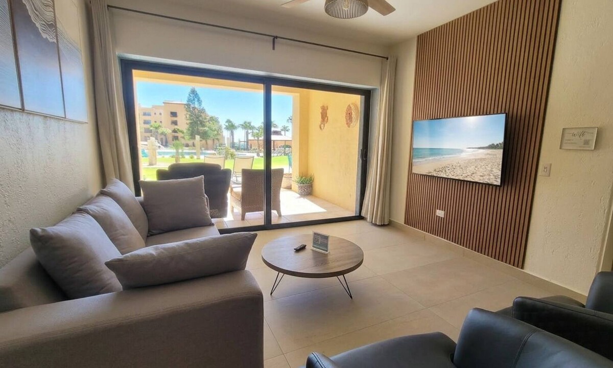 Sandy Beach Condo | PrincesaB108 GroundFlr Grill ExperienceRockyPoint Oversized Patio