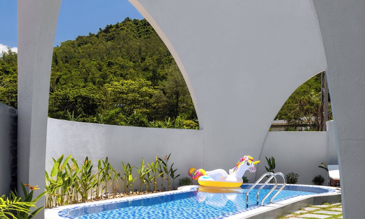Tho Quang Beach Villa | Terra Calm Villa: Private Arched Villa – Minimalist Forest & Sea Retreat