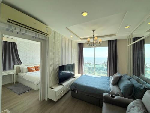 Saen Suk Apartment | The Blu X Ocean view grand suite family2 beds