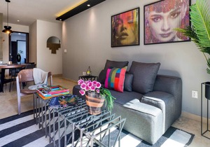 2BR Apt with its own Pvt Balcony | Gym+Rooftop w/Grill in Ciudad de México