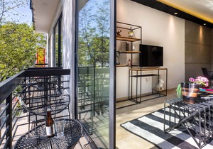 2BR Apt with its own Pvt Balcony | Gym+Rooftop w/Grill in Ciudad de México