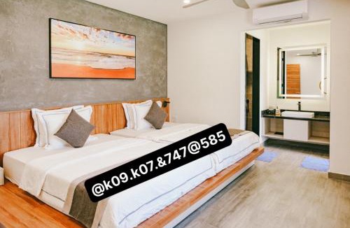 Phuoc Thuan Apartment | 04-Biệt thự cao cấp Hồ Tràm-3PN 4 giường lớn, Hồ bơi to,BBQ, cầu ra ngắm biển