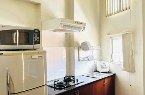 Da Kao House | 1-bedroom apartment windows, balcony, full kitchen, Bathtub in Ho Chi Minh City