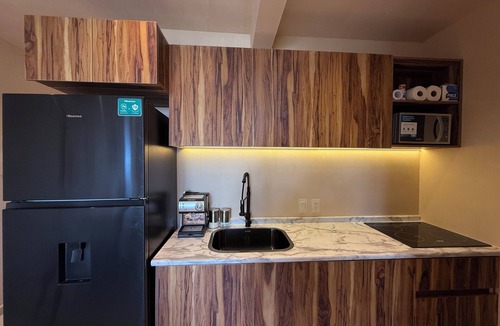 Ejidal Apartment | 10 min. from beach, New luxury condo w/Pool, Gym, Sauna, Parking and laundry!