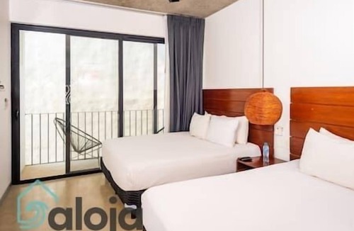Venustiano Carranza Hostel | 102 - Nice suite in Zendero Hotel with Sunset Rooftop