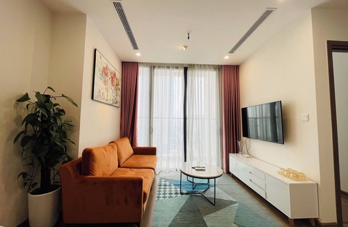 Tu Liem Condo | 1BR - Luxury Apartment, Private with balcony