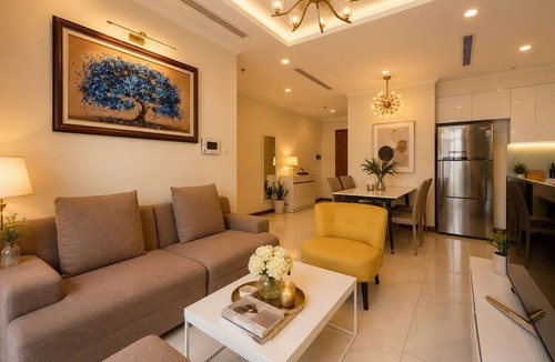 Hang Xanh Condo | 2-bedroom condo in adorable Thành phố Hồ Chí Minh with AC