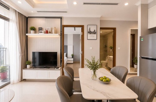 Hang Xanh Condo | 2-bedroom condo in fantastic Thành phố Hồ Chí Minh with AC