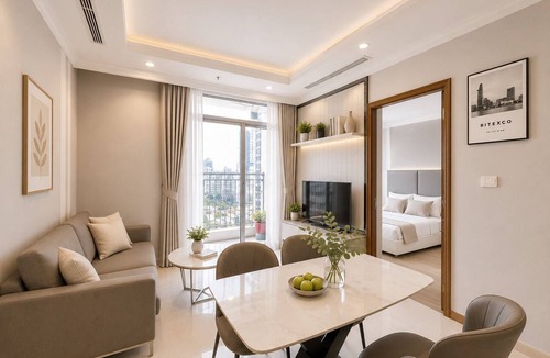 Hang Xanh Condo | 2-bedroom condo in fantastic Thành phố Hồ Chí Minh with AC