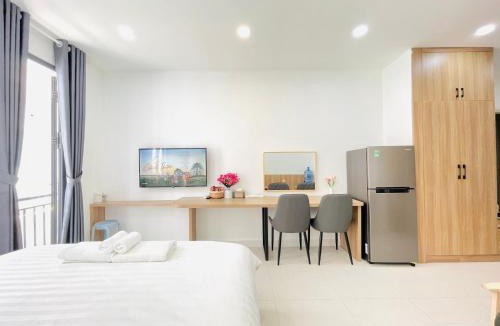 An Phu Apartment | 503 Kiwi Mordern Studio With Kitchen & Balcony