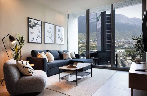 Monterrey Apartment | 8th Floor Balcony, Mountain Views, Gym & Roof Pool