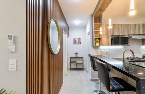 Monterrey Apartment | ¡A pasos de Fundidora! Wifi + Cajón | 2BR2br 6ppl