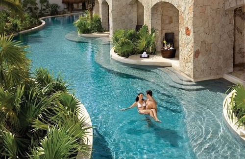 Xcaret Resort | All inclusive romantic swim out room with jacuzzi for 2 at Secrets Maroma Beach