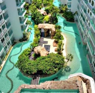 South Pattaya Apartment | Amazon Condo, Building B, ground floor with direct pool access