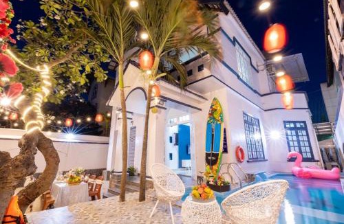 Thang Tam Villa | Amy Villa 7 - Bida - Karaoke - Phòng Xông Hơi - Gần Biển Bãi Sau - 6 Phòng Ngủ