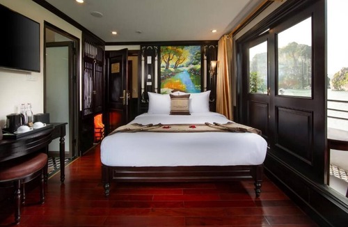 Bai Chay Boat Rental | Athena Royal Cruise w/1 Double or 2 Twin Beds