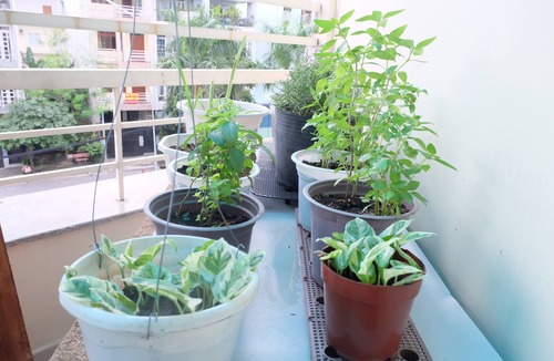 Thu Thiem Apartment | Bathtub, furnished kitchen, air conditioning, laundry and amazing balcony/bar
