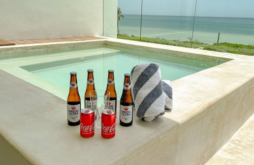 Telchac Puerto Apartment | Beach Front Family Condo