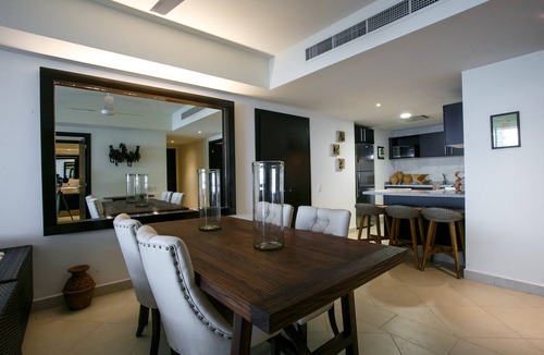 South Hotel Zone Condo | Beachfront 1BR | 5 Pools + Gym + Balcony Views