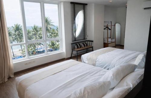 Ban Bang Saen Apartment | Beachfront 70 sqm Sea View Apartment FREE DISNEY PLUS