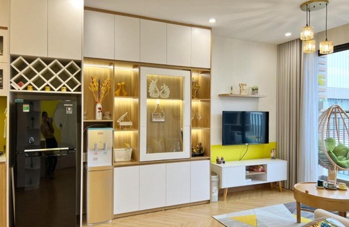 Gia Lam Apartment | Căn 1PN + 1 Tầng Cao View thoáng tại Vinhomes Ocean Park