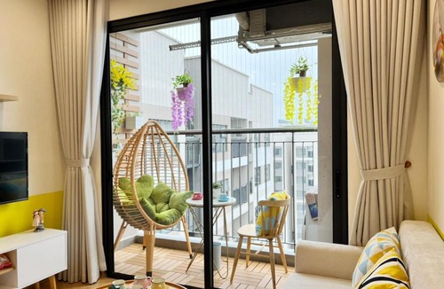 Gia Lam Apartment | Căn 1PN + 1 Tầng Cao View thoáng tại Vinhomes Ocean Park