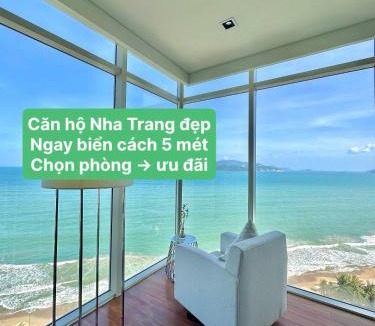 Tran Phu Beach Apartment | Căn Hộ Nha Trang LN View Biển - Gần Biển Cách Biển 5 mét