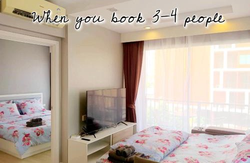Saen Suk Apartment | Chic 1BR near WON Beach Bangsaen
