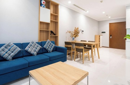 Hang Xanh Condo | Cozy 2-bedroom condo in fantastic Thành phố Hồ Chí Minh with AC