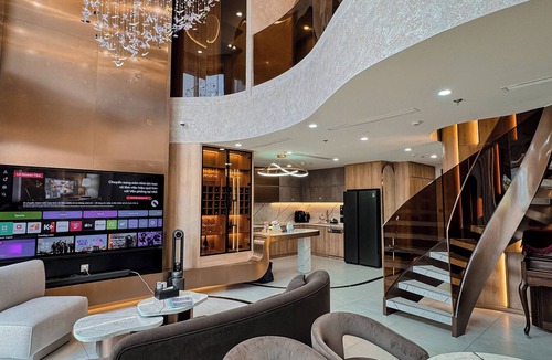 Thu Thiem Apartment | Duplex Penthouse - River Bridge View in City Center, Thu Thiem, Ho Chi Minh City