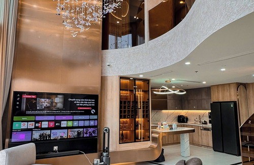Thu Thiem Apartment | Duplex Penthouse - River Bridge View in City Center, Thu Thiem, Ho Chi Minh City