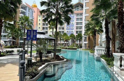 Na Chom Thian Condo | E2 - Seven seas cote d azur 2bed Pattaya Jomtien enjoy water park, gym, kid club