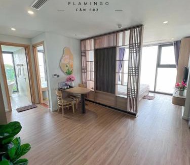 Hoang Hoa Apartment | Flamingo Ibiza Hải Tiến, IB 802- Căn 2 phòng ngủ view trực diện biển tiêu chuẩn 4NL 2TE