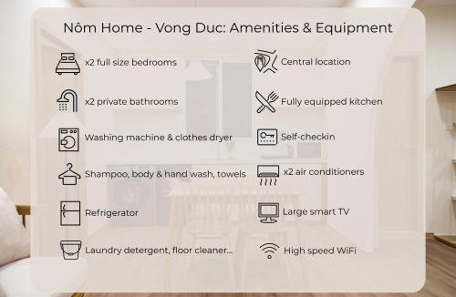 Hang Bai Apartment | Fully Equipped 2BR, 2BA Apartment in Central Hanoi
