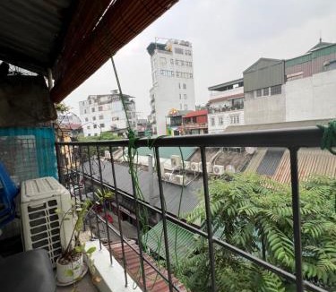 Hang Buom Apartment | Heart of Quarter Antique Balcony Rice Market