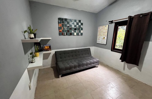 Xpujil House | House with a spacious yard surrounded by jungle and trees, ideal for families